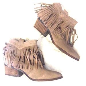 Restricted Fringe Booties